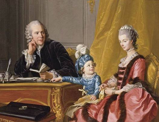 The Devin Family ca. 1768  by Louis Michel van Loo   1707-1771  Private Collection